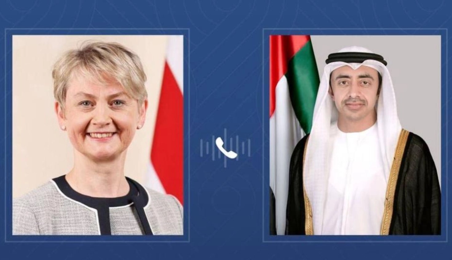 عبدالله بن زايد يهاتف وزيرة خارجية بريطانيا بعد اختزال قرقاش لتصريحها بشأن السودان
