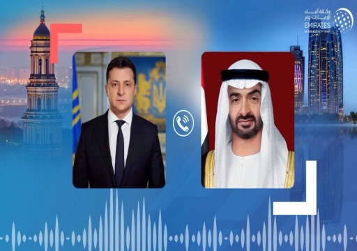 رئيس الدولة يؤكد لنظيره الأوكراني سعيه للوصول لتهدئة مع روسيا