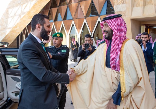 محمد بن سلمان يعقد مباحثات مع الرئيس السوري الشرع في الرياض