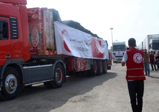 "داخلية غزة" تلاحق قوة مشبوهة دخلت القطاع مع قافلة مساعدات مصرية