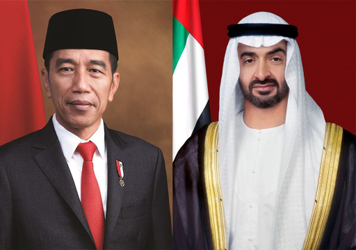 رئيس الدولة يبحث مع نظيره الإندونيسي علاقات البلدين