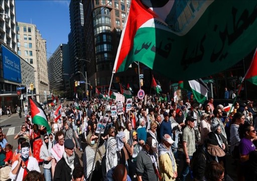 الشرطة البريطانية تعتقل متظاهرين مؤيدين لفلسطين في لندن