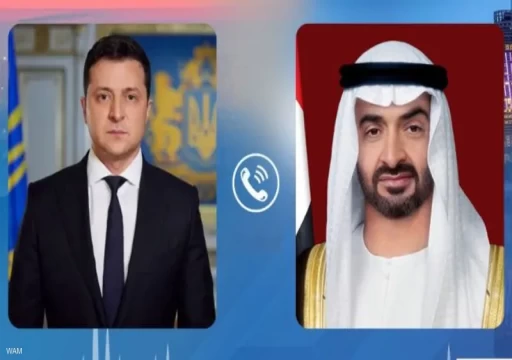 محمد بن زايد يبحث مع الرئيس الأوكراني الأزمة بين كييف وموسكو