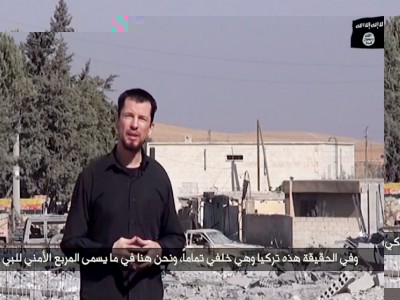 "تنظيم الدولة" يبث "فيديو" لرهينة بريطاني من "كوباني"