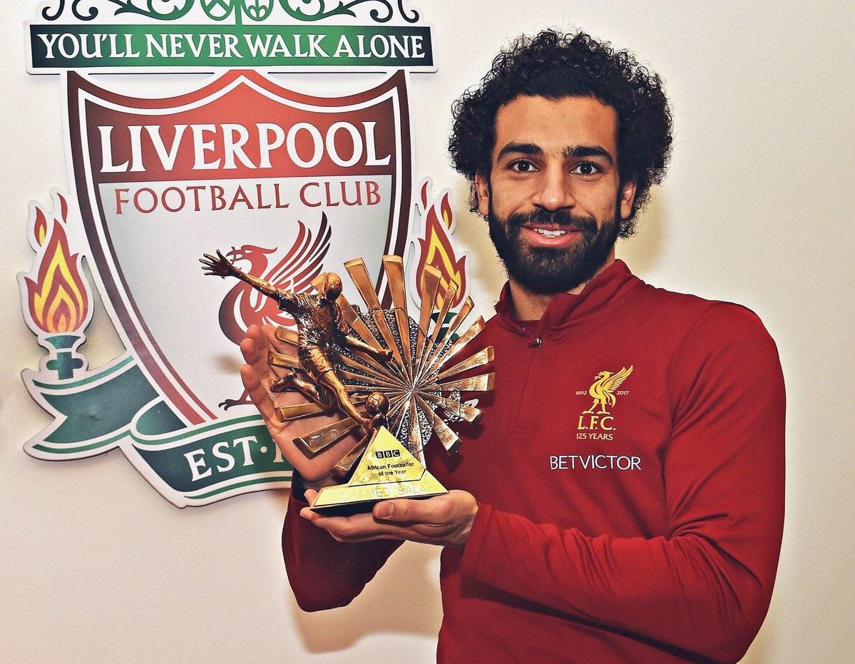 محمد صلاح يفوز بجائزة "بي بي سي" لأفضل لاعب أفريقي بـ2017